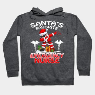 Santas Favorite Emergency Nurse Christmas T Shirt Hoodie